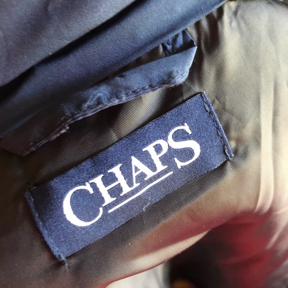 Chaps navy puffer vest size XL - Picture 2 of 9
